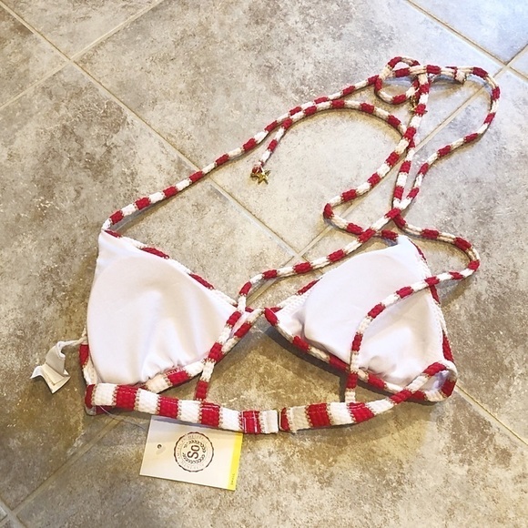 🆕 Sexy starfish striped padded triangle bi… - Picture 6 of 14